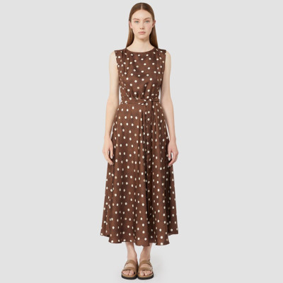 막스마라 여성 패턴 트윌 드레스 - Maxmara Womens Patterned Twill Dress - mac14452x