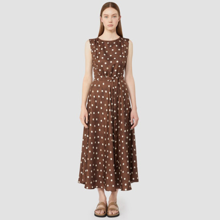 막스마라 여성 패턴 트윌 드레스 - Maxmara Womens Patterned Twill Dress - mac14452x
