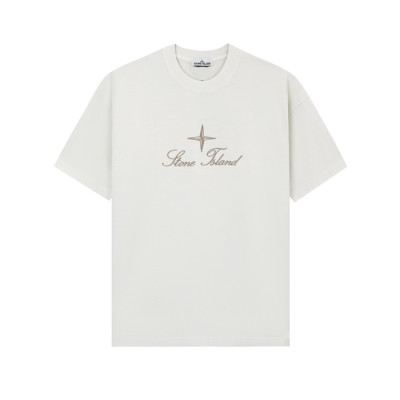 스톤아일랜드 남성 라운드 반팔 티셔츠 - Stone Island Mens Round Tshirt - stc14489x