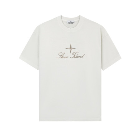 스톤아일랜드 남성 라운드 반팔 티셔츠 - Stone Island Mens Round Tshirt - stc14489x