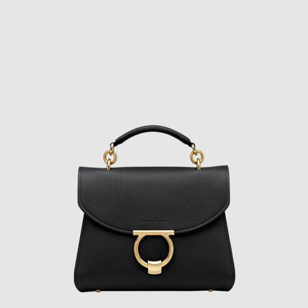 페라가모 여성 마고 간치니 탑핸들 백 - Ferragamo Womens Margo Gancini Top Handle Bag - feb15374x