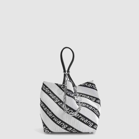 알렉산더 왕 여성 록시 니트 자카드 토트 백 - Alexander Wang Womens Roxy Knit Jacquard Tote - alb15391x