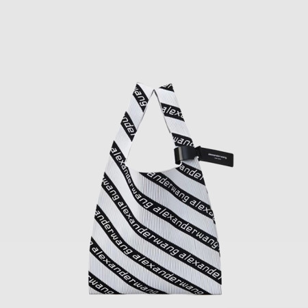 알렉산더 왕 여성 니트 자카드 쇼퍼 백 - Alexander Wang Womens Knit Jacquard Shopper Bag - alb15393x