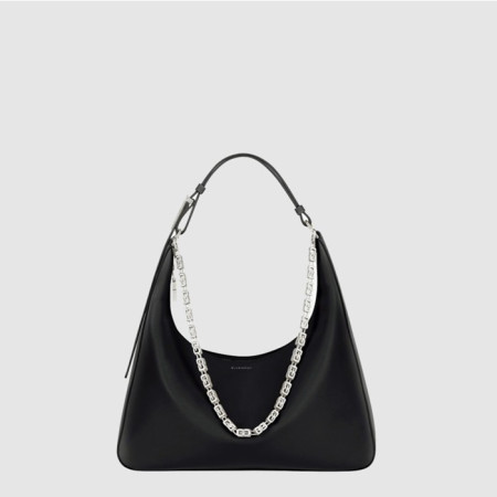 지방시 여성 미듐 문 컷아웃 호보 백 - Givenchy Womens Medium Moon Cutout Hobo Bag - gib15481x