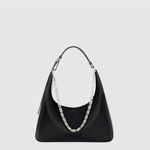 지방시 여성 미듐 문 컷아웃 호보 백 - Givenchy Womens Medium Moon Cutout Hobo Bag - gib15481x