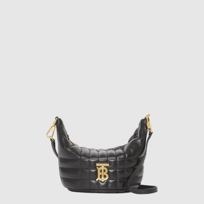 버버리 여성 롤라 퀼팅 하프문 백 - Burberry Womens Lola Quilted Bag - bub15515x