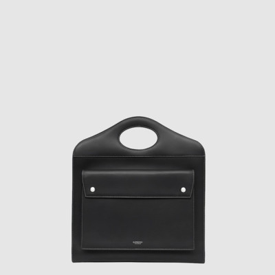 버버리 여성 톱스티치 포켓 백 미디엄 - Burberry Womens Topstitch Pocket Bag Medium - bub15537x