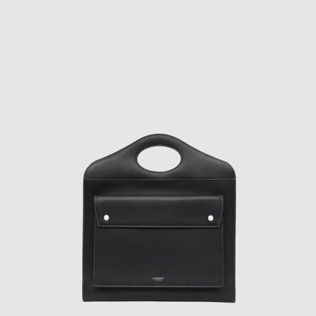 버버리 여성 톱스티치 포켓 백 미디엄 - Burberry Womens Topstitch Pocket Bag Medium - bub15537x