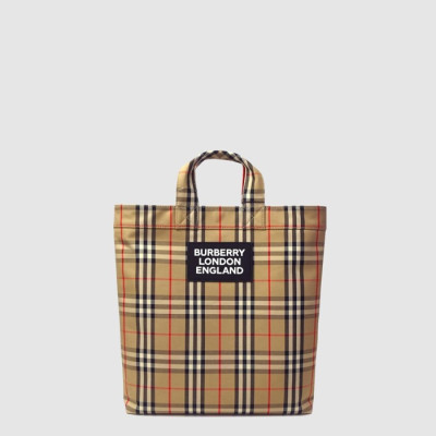 버버리 여성 빈티지 체크 핸드 백 - Burberry Womens Vintage Check Handbag - bub15544x