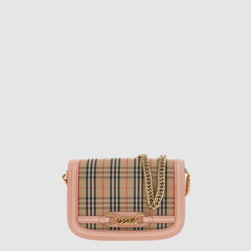 버버리 여성 체크 체인 숄더 백 - Burberry Womens Check Chain Shoulder Bag - bub15546x