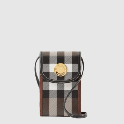 버버리 여성 엘리자베스 체크 폰 백 - Burberry Womens Elizabeth Phone Bag - bub15563x
