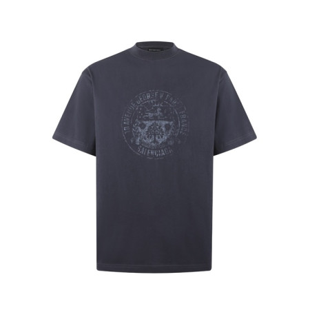 발렌시아가 남성 라운드 반팔 티셔츠 - Balenciaga Mens Round Tshirt - bac14495x