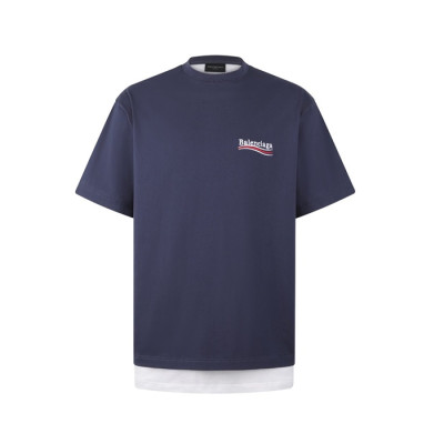 발렌시아가 남성 라운드 반팔 티셔츠 - Balenciaga Mens Round Tshirt - bac14501x