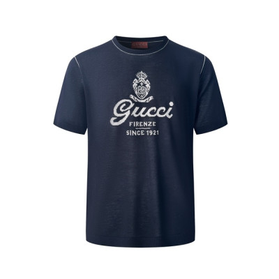 구찌 남성 라운드 반팔티 - Gucci Mens Round Tshirt - guc14514x