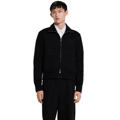 구찌 남성 저지 지퍼 스웨트셔츠 - Gucci Mens Jersey Zip Sweatshirt - guc14516x