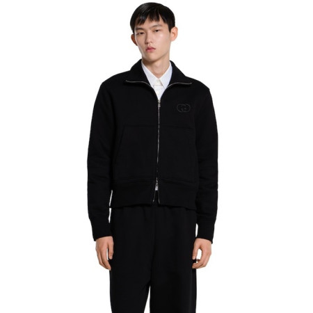 구찌 남성 저지 지퍼 스웨트셔츠 - Gucci Mens Jersey Zip Sweatshirt - guc14516x