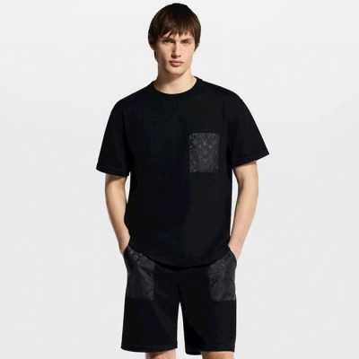루이비통 남성 라운드 반팔티 - Louis vuitton Mens Short-sleeved Tshirt - lvc14518x