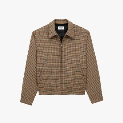 입생로랑 여성 하운드투스 재킷 - Saint Laurent Womens Houndstooth Jacket - ysc14561x