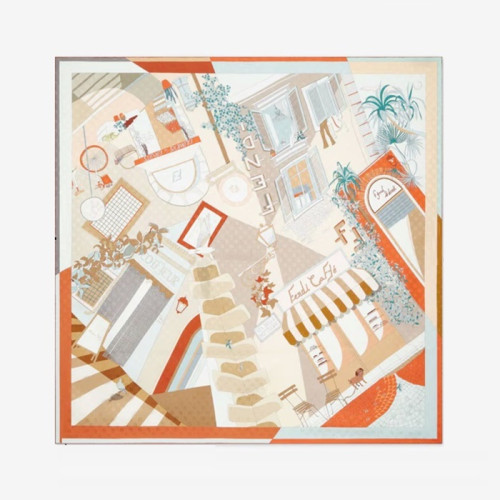 펜디 여성 FF 스퀘어 스카프 - Fendi Womens FF Square Scarf - acc7217x