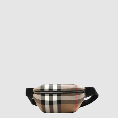 버버리 남성 미디움 체크 벨트 백 - Burberry Mens Medium Check Belt Bag - bub15594x