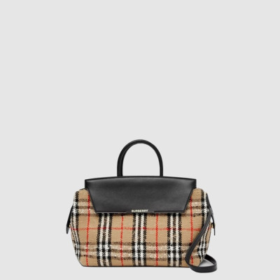 버버리 여성 체크 미디엄 캐서린 백 - Burberry Womens Check Medium Catherine Bag - bub15606x