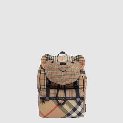 버버리 여성 체크 백팩 - Burberry Womens Check Backpack - bub15645x