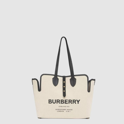 버버리 여성 캔버스 토트백 - Burberry Womens Canvas Tote Bag - bub15649x