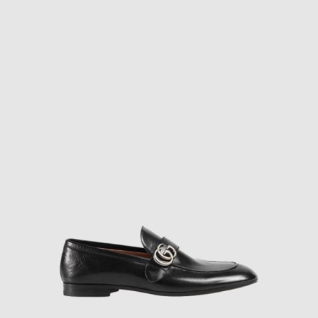 구찌 남성 GG 레더 로퍼 - Gucci Mens GG Leather Loafers - gus13940x