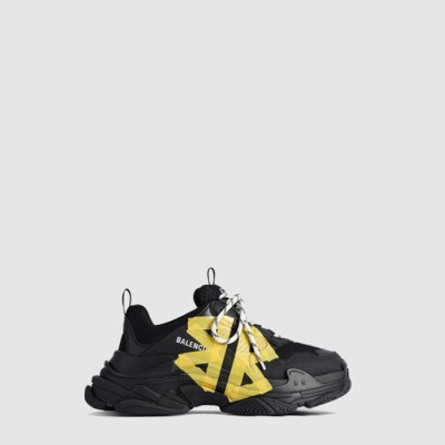 발렌시아가 남성 트리플 S 테이프 타입 스니커즈 - Balenciaga Mens Triple S Tape Type Sneakers - bas13976x