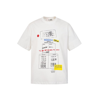 메종 마르지엘라 남성 반팔 티셔츠 - Maison Margiela Mens Round Tshirt - mac14608x