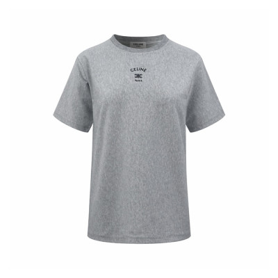 셀린느 여성 라운드 반팔 티셔츠 - Celine Womens Round Tshirt - cec14617x