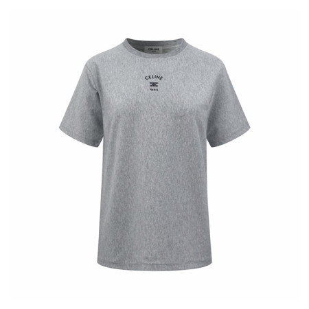 셀린느 여성 라운드 반팔 티셔츠 - Celine Womens Round Tshirt - cec14617x
