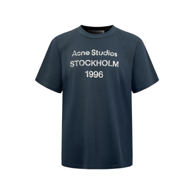 아크네 남성 크루넥 반팔티 - Acne Mens Round Tshirt - anc14626x