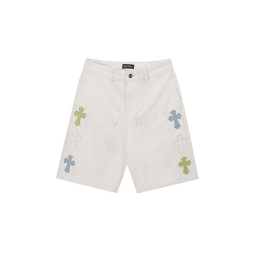 크롬하츠 남성 데님 쇼츠 - Chrom Hearts Mens Denim Shorts - chc14628x
