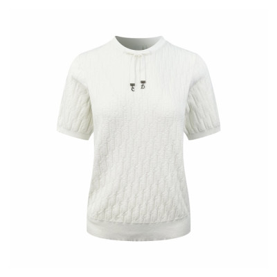 디올 여성 오블리크 반팔티 - Dior Womens Oblique Tshirt - dic14643x