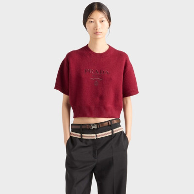 프라다 여성 반팔 티셔츠 - Prada Womens Round Tshirt - prc14660x