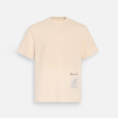 자크뮈스 남성 라운드 반팔티 - Jacquemus Mens Round Tshirt - jac14665x