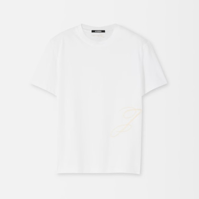 자크뮈스 남성 라운드 반팔티 - Jacquemus Mens Round Tshirt - jac14671x
