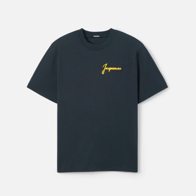 자크뮈스 남성 라운드 반팔티 - Jacquemus Mens Round Tshirt - jac14672x