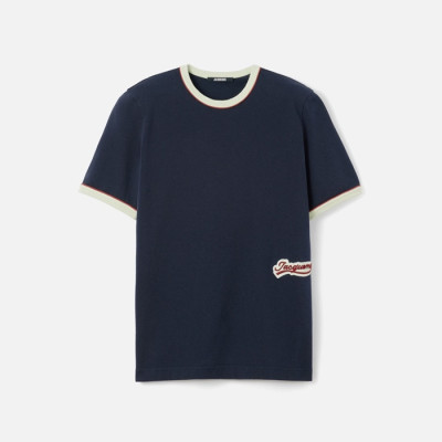 자크뮈스 남성 라운드 반팔티 - Jacquemus Mens Round Tshirt - jac14679x