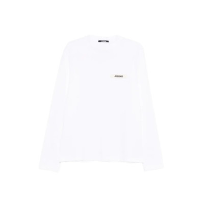 자크뮈스 남성 라운드 긴팔티 - Jacquemus Mens Long Sleeve Tshirt - jac14680x