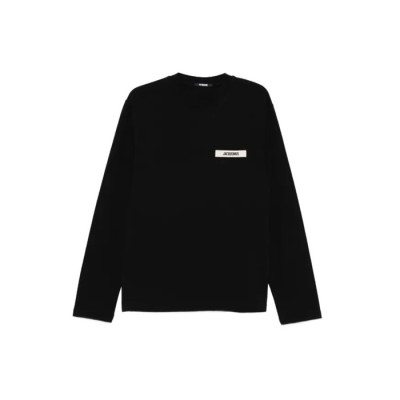 자크뮈스 남성 라운드 긴팔티 - Jacquemus Mens Long Sleeve Tshirt - jac14681x
