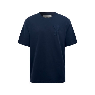 아미 남성 오버사이즈 티셔츠 - Ami Mens Oversized Tshirt - amc14682x