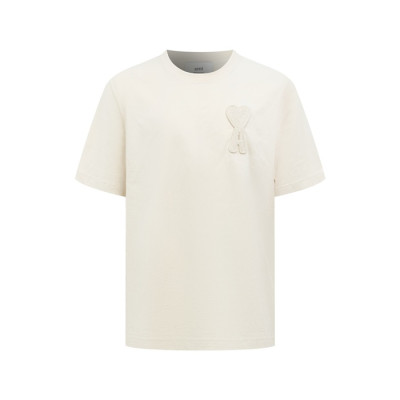 아미 남성 오버사이즈 티셔츠 - Ami Mens Oversized Tshirt - amc14683x