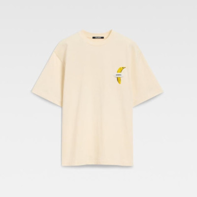 자크뮈스 남성 라운드 반팔티 - Jacquemus Mens Round Tshirt - jac14685x
