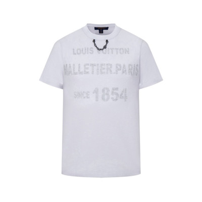 루이비통 남성 라운드 반팔티 - Louis vuitton Mens Short-sleeved Tshirt - lvc14691x