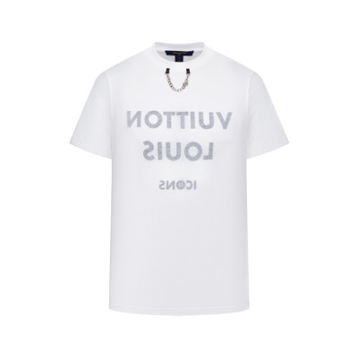 루이비통 남성 라운드 반팔티 - Louis vuitton Mens Short-sleeved Tshirt - lvc14692x