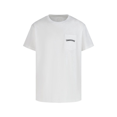 크롬하츠 남성 라운드 반팔티 - Chrom Hearts Mens Round Tshirt - chc14695x