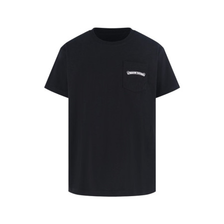 크롬하츠 남성 라운드 반팔티 - Chrom Hearts Mens Round Tshirt - chc14696x
