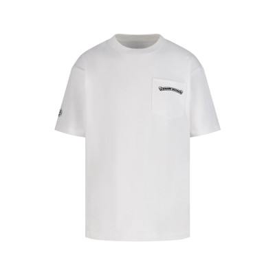 크롬하츠 남성 라운드 반팔티 - Chrom Hearts Mens Round Tshirt - chc14697x